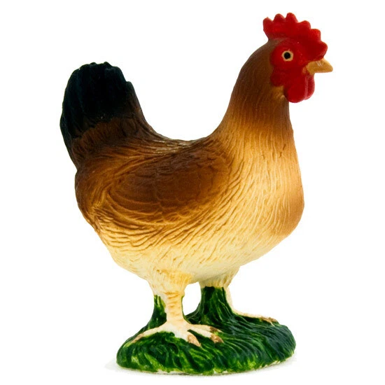 Mojo 387052 figura animal gallina, marrón gallina marrón NUEVO - Imagen 1 de 1