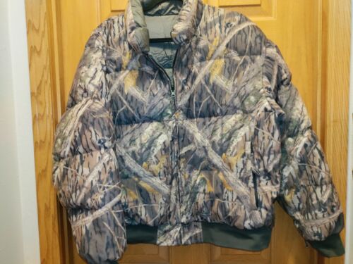 Men's down filled Browning hunting jacket camouflage sz XL