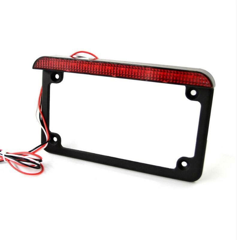 Universal 12V LED Motorcycle License Plate Light Stop Light for USA
