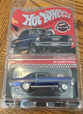 HOT WHEELS RLC 1966  66 Super Nova 2023 Blue Gasser w/ Protector FREE SHIP!   
