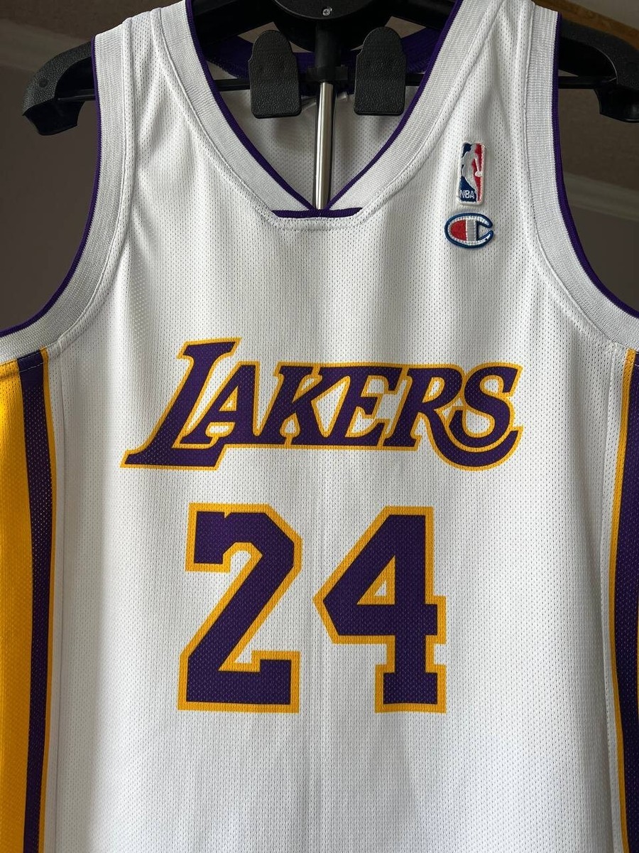 LOS ANGELES LAKERS NBA BASKETBALL JERSEY CHAMPION VINTAGE