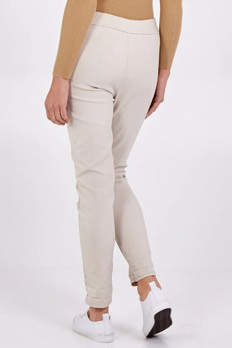 Womens Lagenlook Italian Magic Pants Ladies Casual Stretch Jogger Style Trousers - Picture 11 of 61