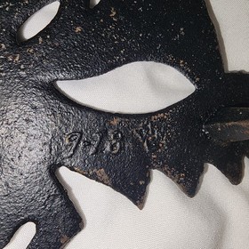 VTG Doodlers Dream Cast Iron Trivet Acanthus Leaf Victorian Scrollwork Ornate De