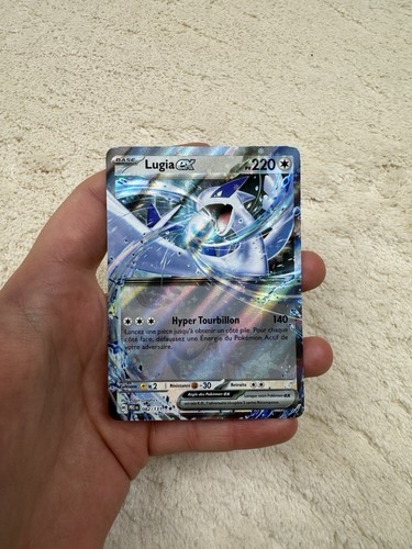 Pokemon Lugia Ex 082/131 – Carta Doble Rara De Evoluciones Prismáticas, Tarjeta Individual De Aluminio Para Coleccionar