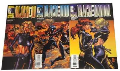 US Comic Pack Black Widow #1, #2, #3 Marvel Kinghts | Marvel Comics | 1999 | SPK
