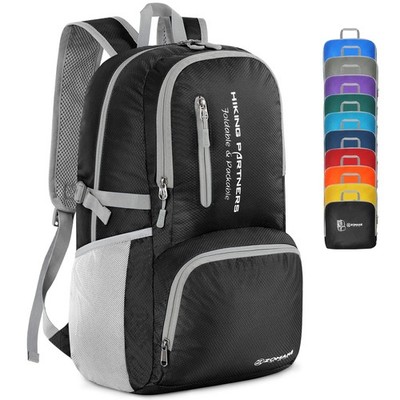 Lightweight 35L Packable Backpack, Water Resistant Foldable Hiking Daypack