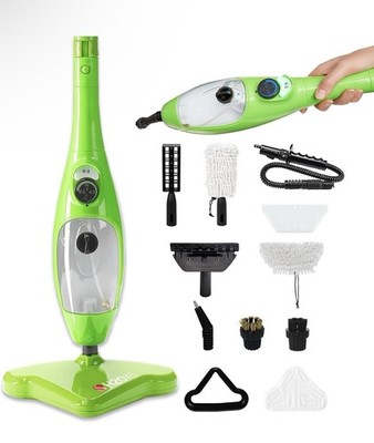 EBAY S BEST PRICE!! Thane H2O X5 DualBlast 5-in-1 Steam Mop Cleaner Green