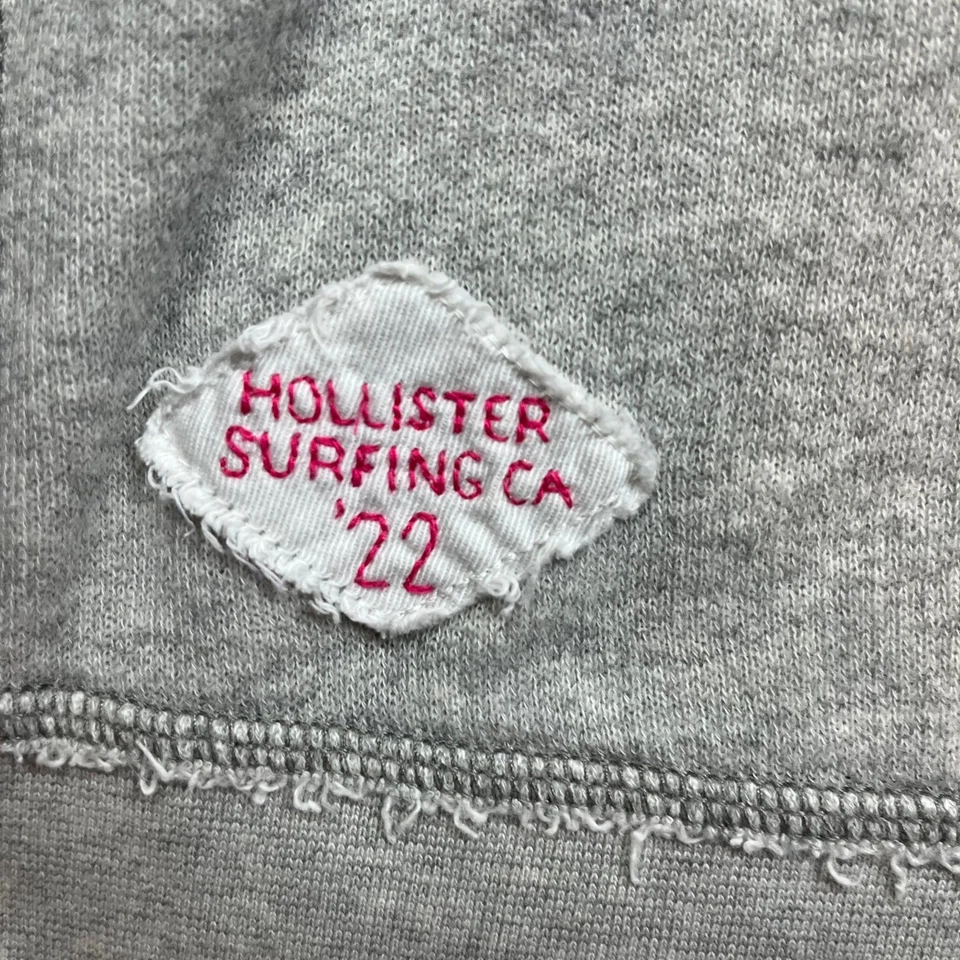 Толстовка с капюшоном Hollister девочек размер S серый остаться холод и серфинга винтажный y2k - Изображение 3 из 4
