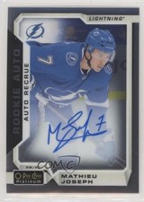 2018-19 O-Pee-Chee Platinum Rookie Autos 2019-20 Update Mathieu Joseph Auto 4y9