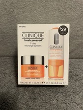 Clinique Fresh Pressed 7 Day Recharge System - Retail 29 NIB FREE 2 SHIP