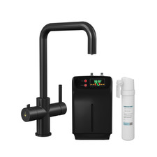 4 in 1 instant hot water tap  Matt Black, Tap Tank and Carbon filter included