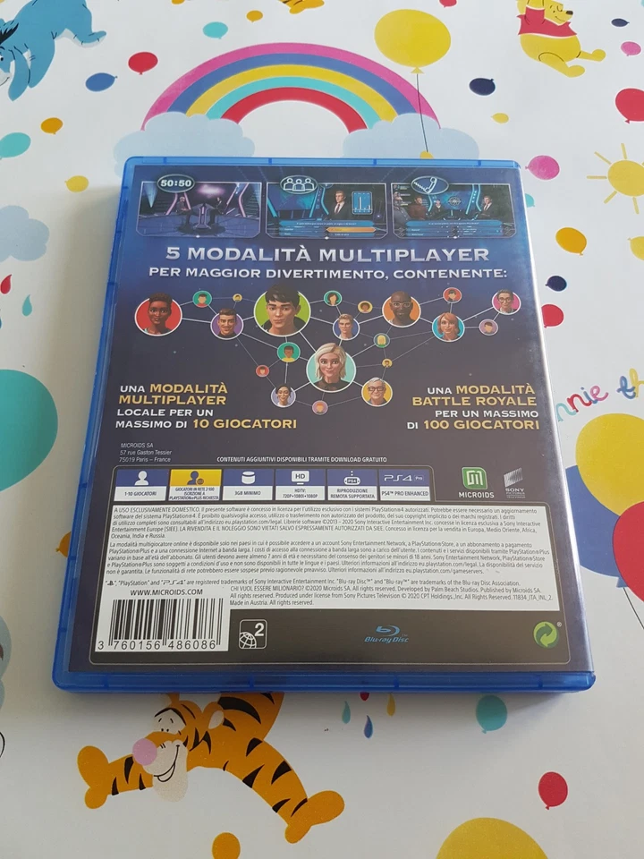 CHI VUOL ESSERE MILIONARIO SONY PLAYSTATION PS4 PAL ITA 🇮🇹 OK SU PS5 ✅ DOMANDE - Immagine 3 di 4
