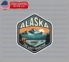 Alaska State Bumper Vinyl Decal Sticker Souvenir Travel C