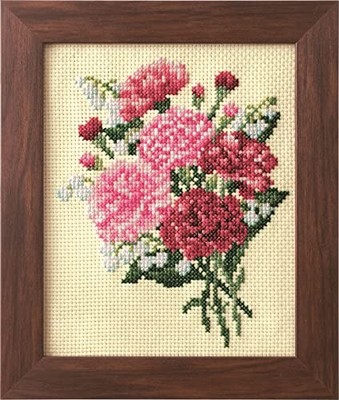 Cosmo Embroidery Kit, Carnation/Lily of the Valley