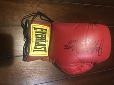 Jake LaMotta Raging Bull Autographed Signed Red Everlast Boxing Glove PSA/DNA