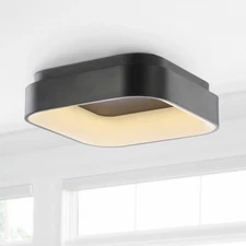 Cursive 17.7" Integrated LED Metal Flush Mount Ceiling