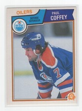 1983-84 O-Pee-Chee #25 Paul Coffey EX-EXMINT Edmonton Oilers Hall of Fame