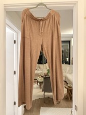 Stars Above Women's Perfectly Cozy Wide Leg Lounge Pants Grey Size XL