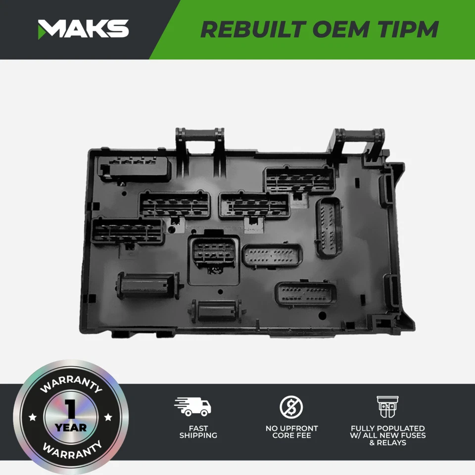 Chrysler Town & Country/Voyager 2002 OEM reconstruido TIPM caja de fusibles 04869202 Foto 3 de 4