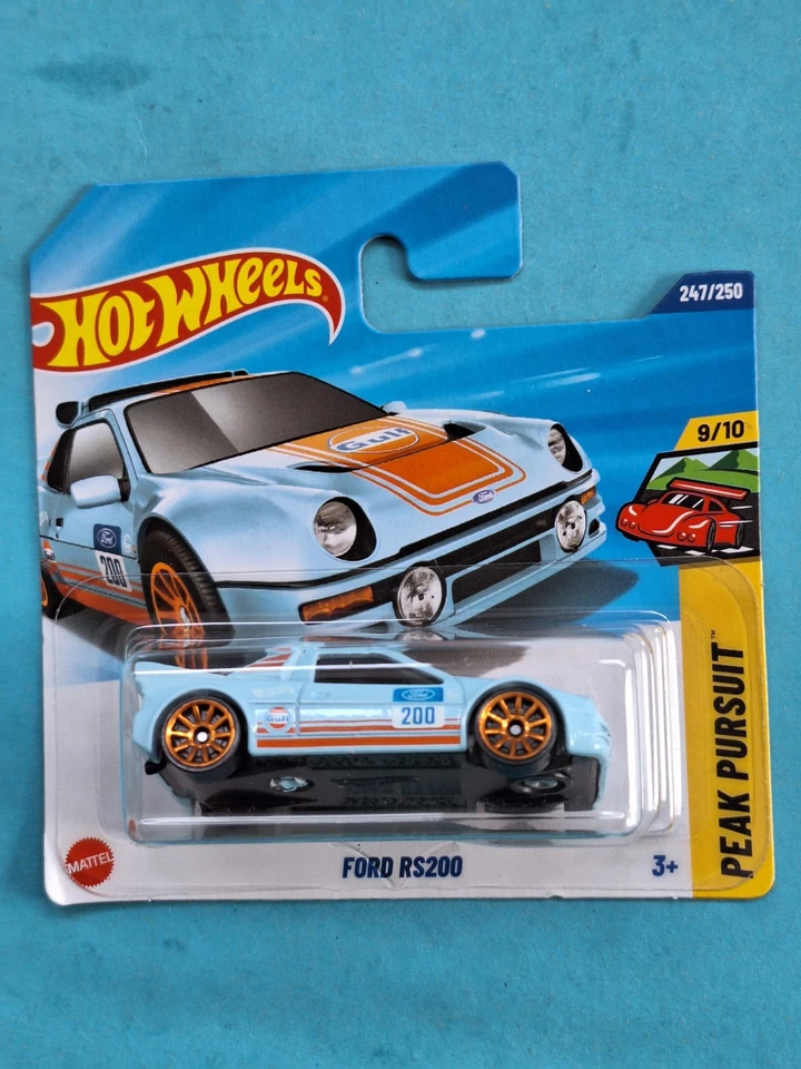 Ford RS200 247 🔥 1:64 hot wheels 2025 Peak Pursuit GULF u2 - Photo 1/1