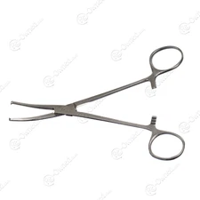 Master OCHSNER Forceps 6-1/4in(15.9cm) Curved 1x2 Teeth 44mm Jaw  X:476255
