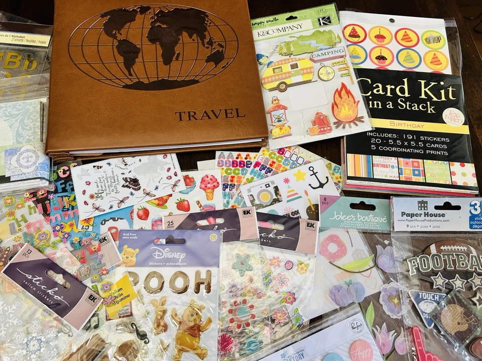 5+lbs Álbumes de recortes Suministros de diario basura Efímeros Destash Artesanías ¡Enorme lote! - Imagen 4 de 4