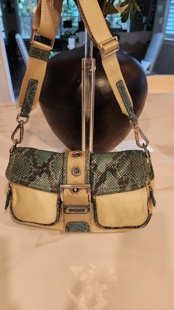 PRADA Leather Exterior Animal Print Bags & Handbags for Women for