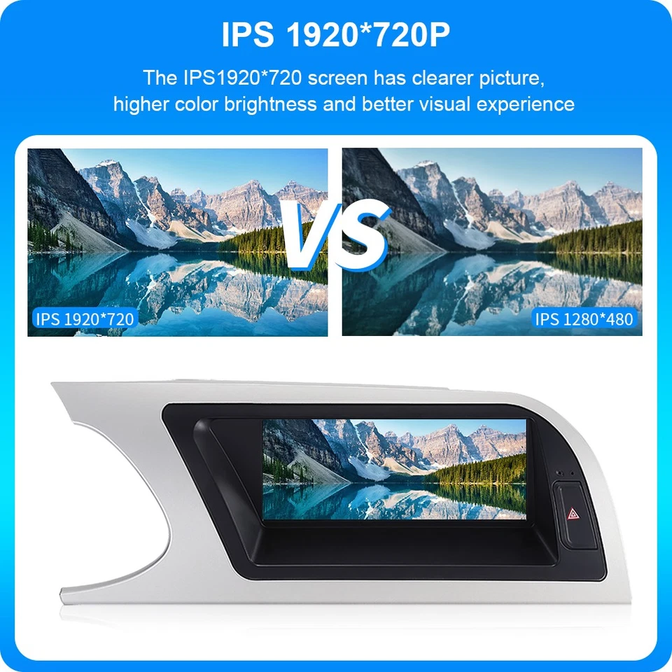 Für Audi A4/B8/S4/S5 2009-2012 8.8" Autoradio CarPlay Android 14 SWC Wifi GPS - Bild 4 von 4