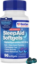 Maximum Strength Nighttime Sleep Aid Supplement for Adults Deep Sleep Pills with