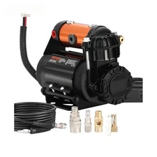 Car Air Compressor Portable Tire Inflator Heavy Duty 3.5CFM Air Pump Kit