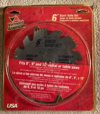 Vermont American Circular Saw Blades 6" Stacked Steel Dado Set (26741) FS