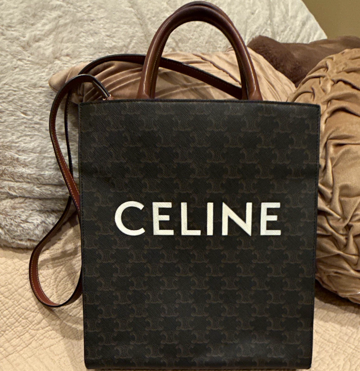 25+ CELINE Tote Bags & Handbags Canvas Exterior for Women for sale