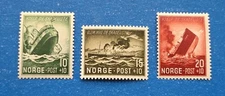 Norway Stamps, Scott B35-B37 Complete Set MNH