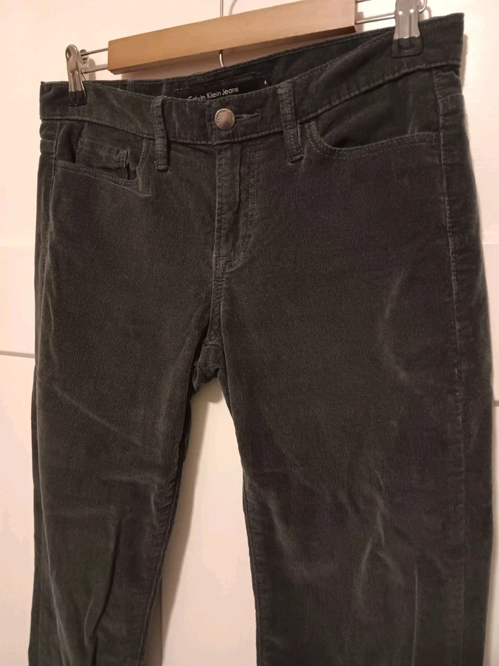 Pana Carbón Calvin Klein Talla 4 Recta Estilo Años 90 Foto 4 de 4