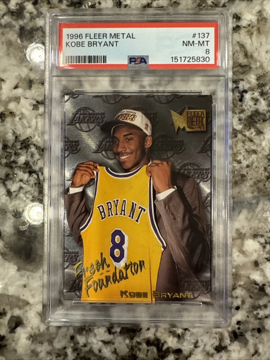 Kobe Bryant Basketball Grade 8 Rookie Sports Trading Cards