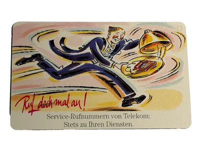 Telefon Karte benutzt - !O P 17 10.93 5312 - Ruf doch mal an - D Telekom - lesen - Bild 1 von 3