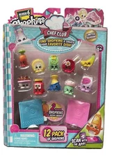 Rare. - SHOPKINS - Season 6 Chef Club 12 Pack - SEALED - NEW