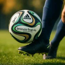 Adidas Brazuca Final Rio Official FIFA World Cup Brazil 2014 Soccer Ball Size 5