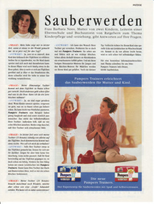 pampers girl print diapers