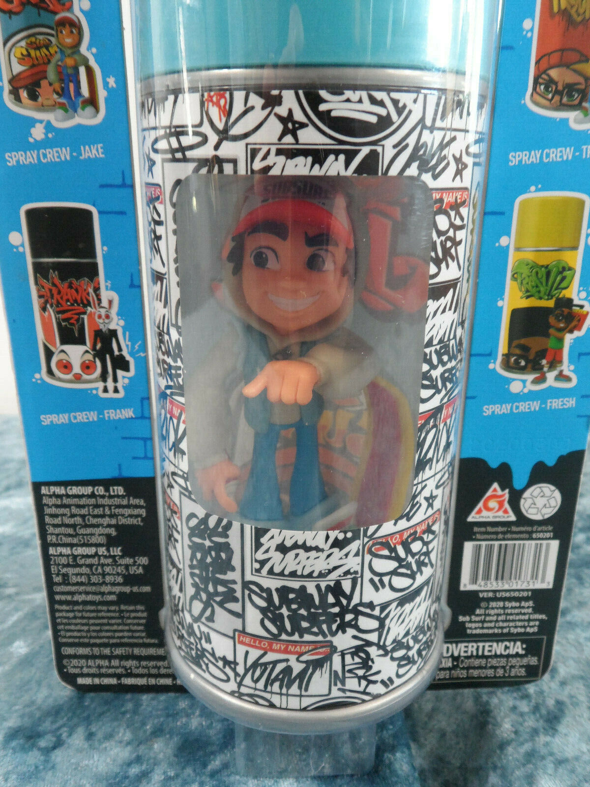 SUBWAY SURFERS GAME SUB SURF SPRAY CREW 4 VINYL FIGURE JAKE