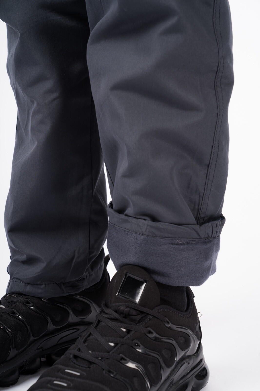 Mens Fleece Lined Thermal Cargo Trousers Pants Elasticated Combat