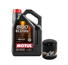 5L Motul 8100 ECO-LITE 5W20 Wix XP Filter Motor Oil Change Kit API SP-RC