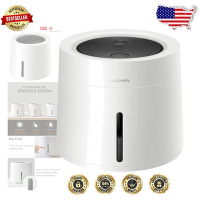 Versatile 4-Cup Rice Cooker with Rice Paddle & Measuring Cup - White Aluminum