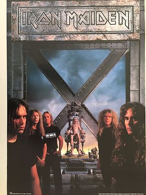IRON MAIDEN,NEW BAND,'THE X-FACTOR,' RARE, AUTHENTIC,OFFICIAL