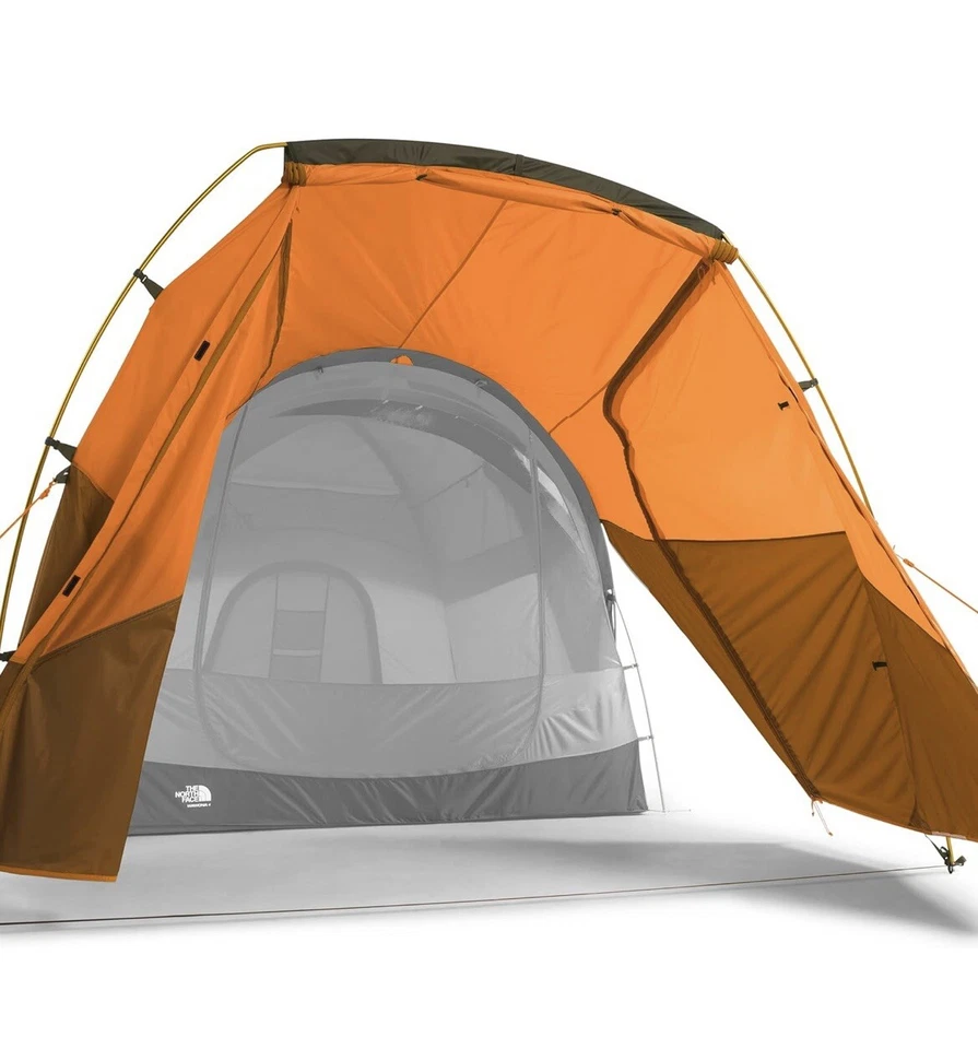 Tienda Wawona The North Face PORCHE DELANTERO Coche Camping Viaje Playa Vestíbulo Naranja Foto 3 de 4