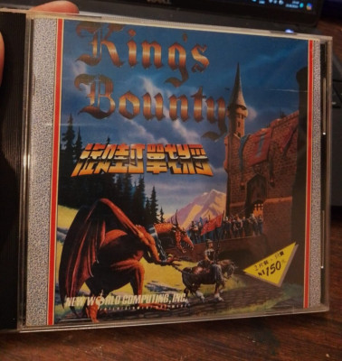 KINGS BOUNTY DOS 5.25in 2 Diskette KONAMI SOFT WORLD GAME VINTAGE LOOK! Taiwan