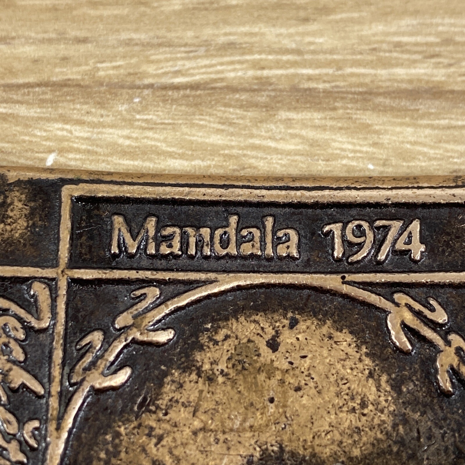 Vintage Tech Ether Guild MANDALA Solid Brass Belt… - image 5