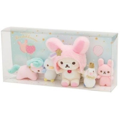 Rilakkuma Korilakkuma Plush Doll 5 Set Korilakkuma's Set San-X 