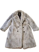Vintage Yukon By Lou Nierenberg Harbor Master Fur Coat Sz 44 Pelage Jacket Read