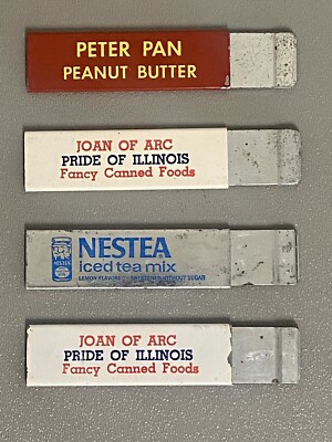 Vintage Pacific Handy Cutter Knife Advertising Hand Tool Lot-4, Peter Pan,Nestea